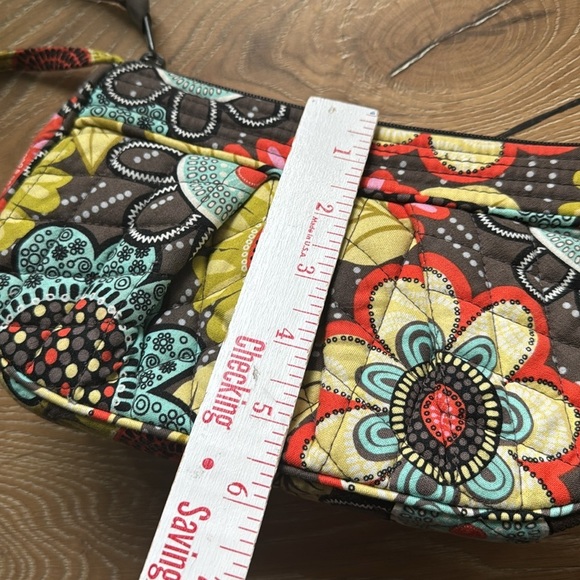 Vera Bradley small crossbody purse bag Womens Floral Boho Hippie cottage Core - Picture 11 of 13